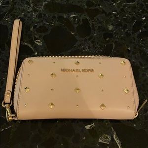 Michael Kors Cream Studded Wallet